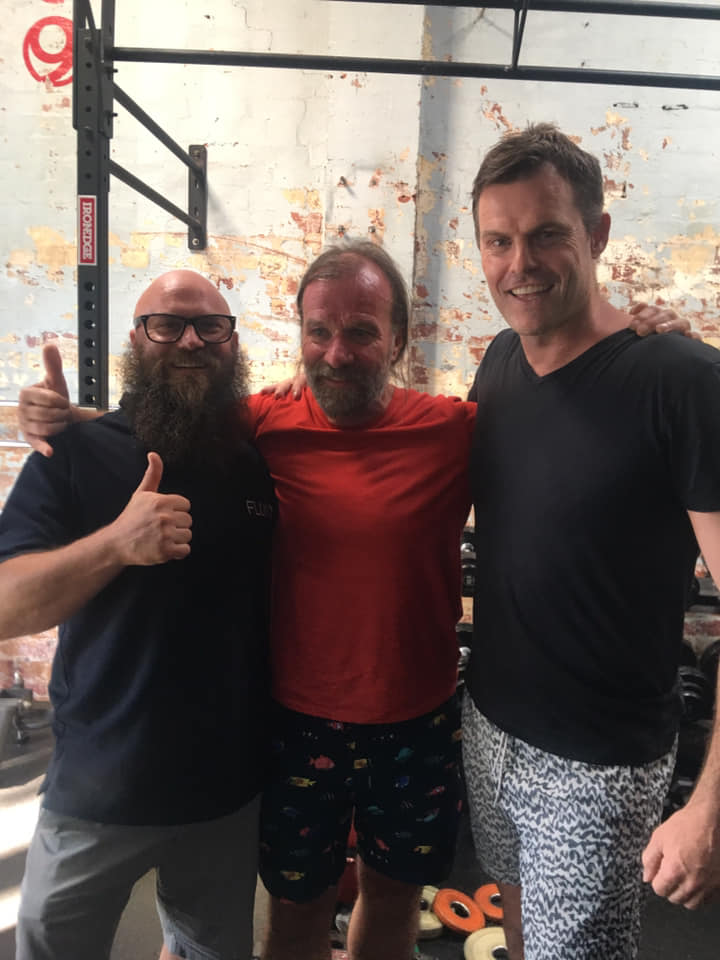 Jimmy Wilson with Wim Hof